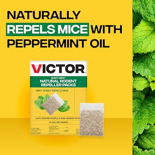 Victor M805 Scent-Away Natural Rodent Repeller – Peppermint Oil Mouse and Rat - Image 2
