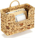 Hanging Magazine Basket, Woven Wall Magazine Holder Organizer by VANEME