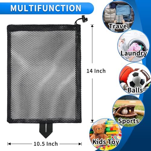 10 Pcs Mesh Drawstring Bag 10.5" x 14" - Image 5
