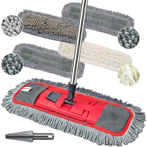 Dust Mop for Floor Cleaning for Hardwood, Tile & Marble Floors by GleamGaGa
