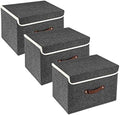 TYEERS Collapsible Storage Boxes, Washable Fabric Storage Bins by StorageOrganization