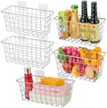 JUNCHU CHERRY 5 Pack Hanging Storage Basket, Bathroom Basket, Household Goods by JUNCHUCHERRY