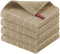 Homaxy 100% Cotton Terry Kitchen Dish Cloths, 4 Pack by Homaxy