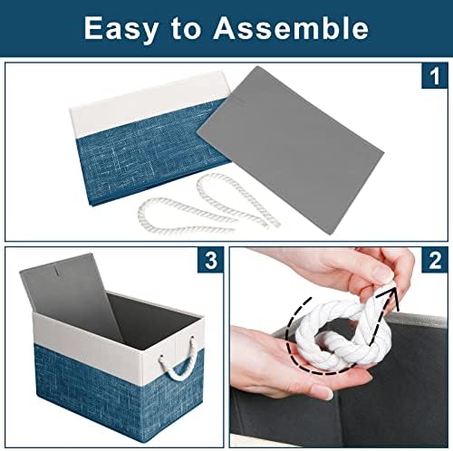 Fab totes Storage Bins 8-Pack, Foldable Storage Baskets - Image 4
