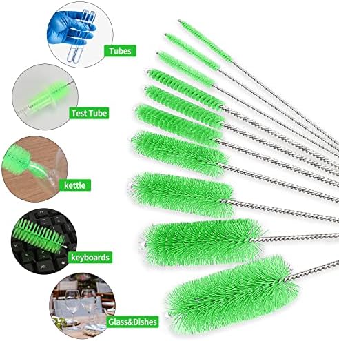 CiaraQ Bottle Cleaning Brushes, 8 Inch Nylon Tube Brush Set - Image 2