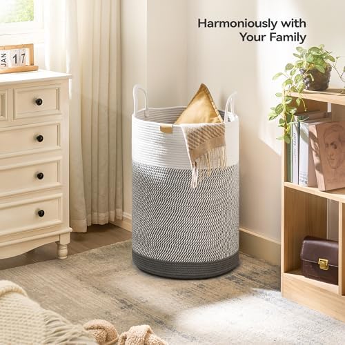 Nunsino Laundry Hamper 75L, Large Laundry Basket - Image 2