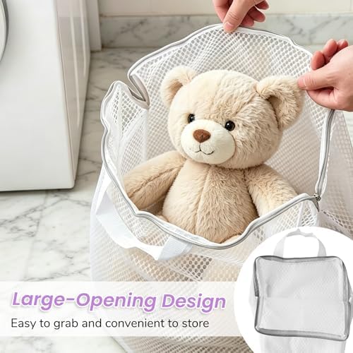 4 Pcs Hanging Mesh Laundry Bags - Image 6