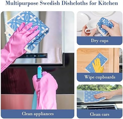 Lucomb 8 Pack Swedish Dishcloths - Image 5