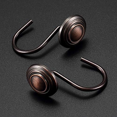 CHICTIE Bronze Shower Curtain Hooks - Image 2