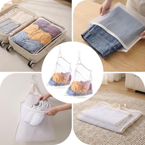 2 Pcs Mesh Laundry Bags for Washing Machine, Wash Bag for Clothes - Image 5