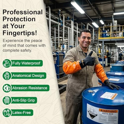 Gastody™ - Chemical Resistant Gloves, Heavy Duty Safety Work Gloves, Resist Acid - Image 6