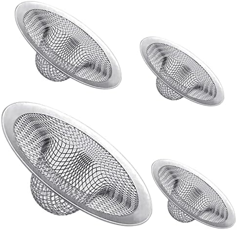Maxware 4PCS Heavy Duty Stainless Steel Sink Strainer, Sink Basket Set - Image 2