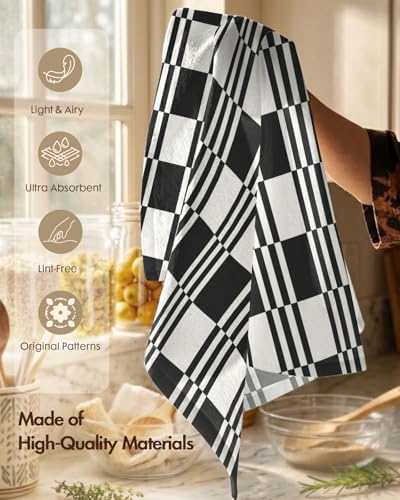 Miss Adola 2 Pack 150GSM Flour Sack Kitchen Towels - Image 3