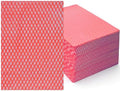 Kitchen Cleaning Cloths, Disposable Red Towels, Large Size 50 Pack by porffitoy