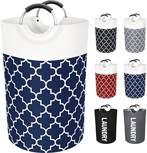 Large Laundry Basket 75L Tall Collapsible Hamper by Fabspace