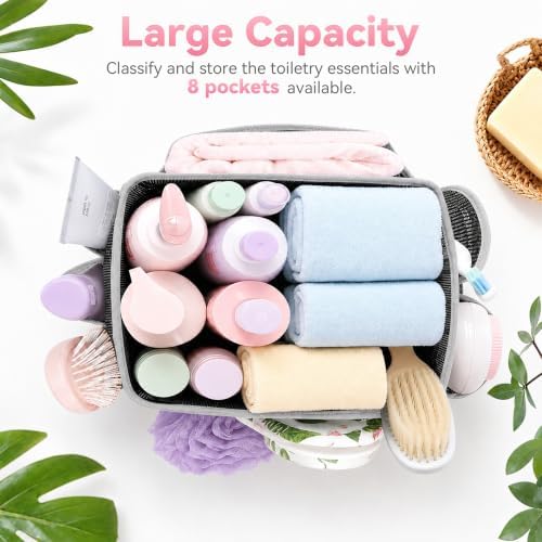 YASONIC Double Handles Mesh Shower Caddy Portable - Image 5