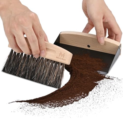 Small Coffee Brush and Dust Pan Set - Image 6