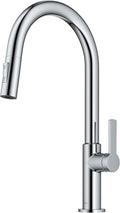 KRAUS Chrome Single Handle Pull Down Kitchen Faucet KPF-2820CH | Chrome finish by Unknown