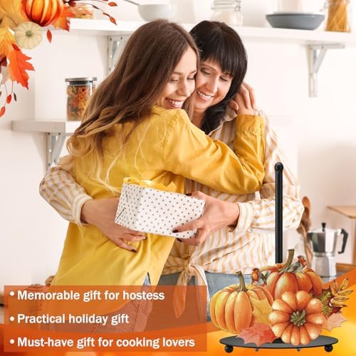 MorningRo Fall Paper Towel Holder Pumpkin Countertop Kitchen Decor and - Image 5