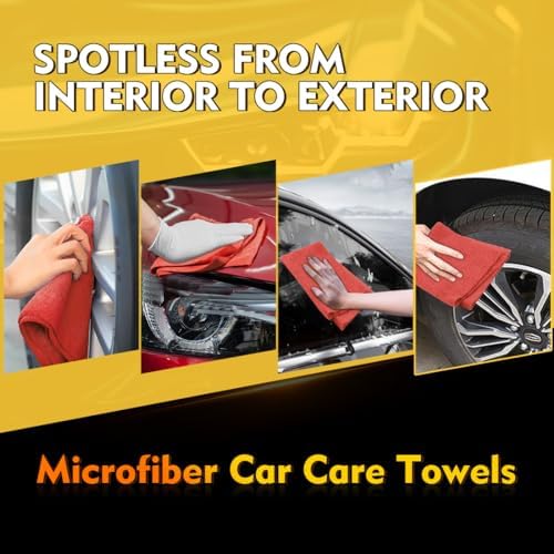 HOMEXCEL Microfiber Cleaning Cloth 200 PK, Towels - Image 4