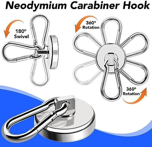 LOVIMAG Magnetic Hooks 110 LBS Strong Magnets Cruise 8Pack Magnet - Image 5
