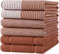Homaxy 6 Pack Cotton Terry Premium Kitchen Towels, 18 x 28 in by Homaxy