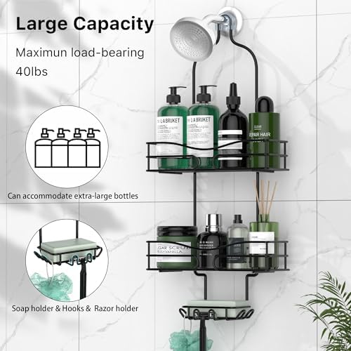 DAOYA Bathroom Shower Caddy Hanging - Image 3