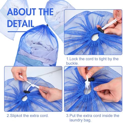 Berlune 30 Pack Large Mesh Laundry Bags - Image 3