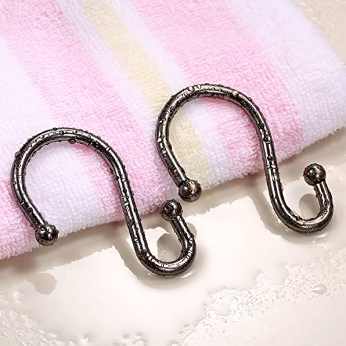 Bronze Shower Curtain Hooks, Rust Proof Shower Rings - Image 6