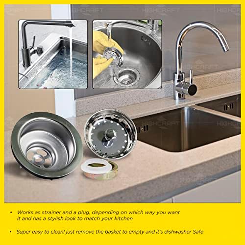 Everflow 7516 Kitchen Sink Stainless Steel Drain Assembly - Image 4