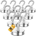 DIYMAG Magnetic Hooks, Strong Magents 10 Pack 120lbs by DIYMAG