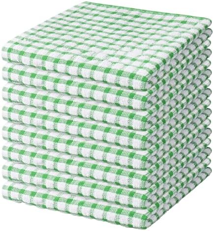 Nialnant 8 Pcs Kitchen Dish Rags, 100% Cotton Kitchen Towels by Nialnant