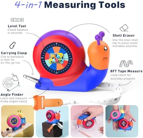 8ft Tape Measure for Kids, STEM Educational Tool - Image 2