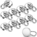 FINDMAG 150 LBS Heavy Duty Magnetic Hook, Strong Magnetic Hooks, 10 Pack by FINDMAG