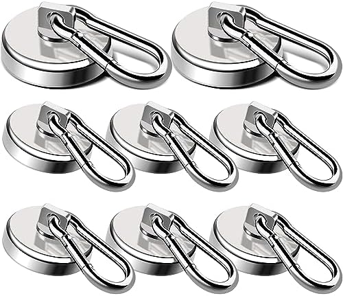 LOVIMAG Magnetic Hooks 110 LBS Strong Magnets Cruise 8Pack Magnet by LOVIMAG