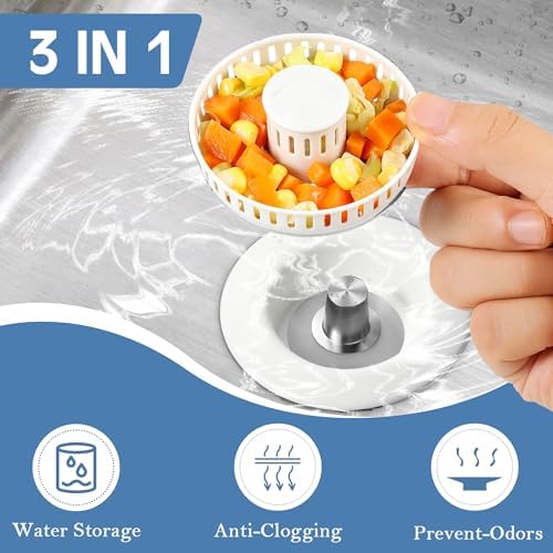 Kitchen Sink Drain Strainer and Stopper - Image 2