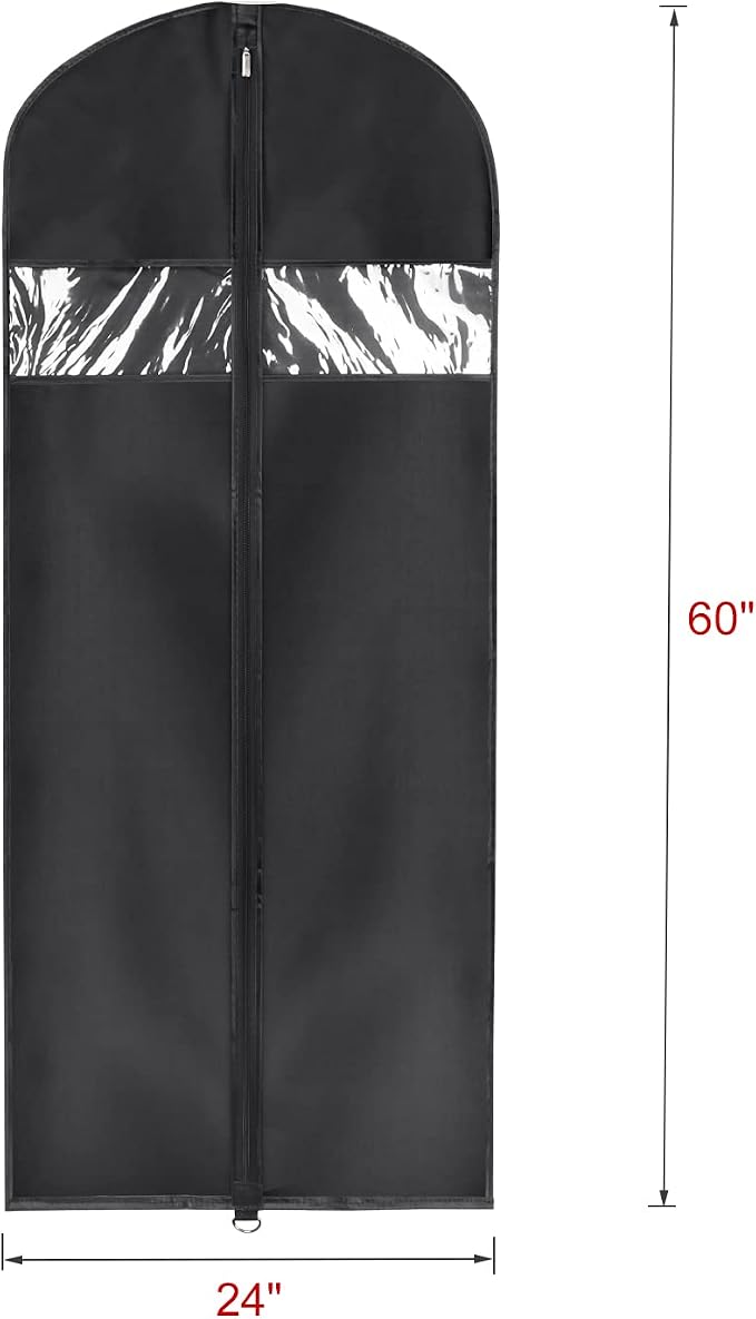 Univivi Garment Bag Suit Bags for Closet Storage, 60 Inch, Oxford Fabrics - Image 2