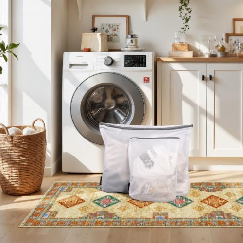 4 Pc Mesh Laundry BagsReusable Fine-Mesh Laundry Bags - Image 6
