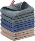 Nialnant 6 Pcs Kitchen Towels, 100% Cotton, 13 x 28 in by Nialnant