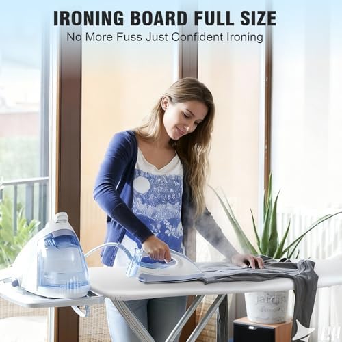 oleaf Ironing Board with Cover and Thicken Pad Height Adjustable Full Size - Image 5