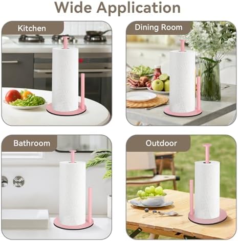Paper Towel Holder Pink, Stainless Steel, - Image 7