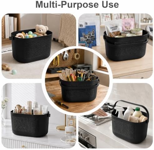 Plastic Portable Shower Caddy Basket, Storage Organizer - Image 3