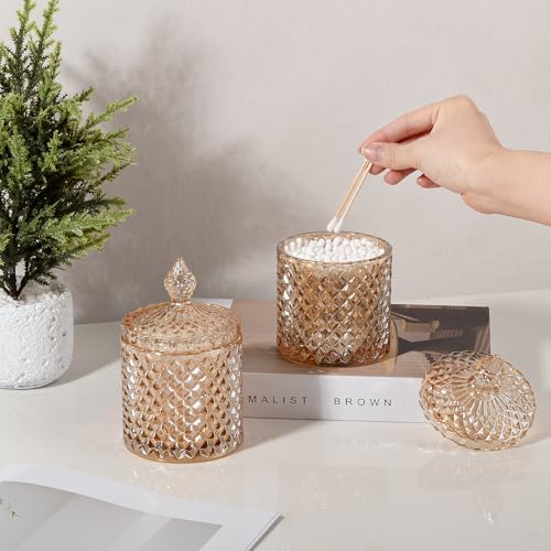 2 Pack Qtip Holder Apothecary Jars - Image 4