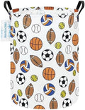 Round Laundry Basket Collapsible Storage Hamper Organizer Colorful Balls by LANGYASHAN