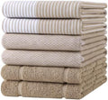 Homaxy 6 Pack Cotton Terry Premium Kitchen Towels, 18 x 28 in by Homaxy