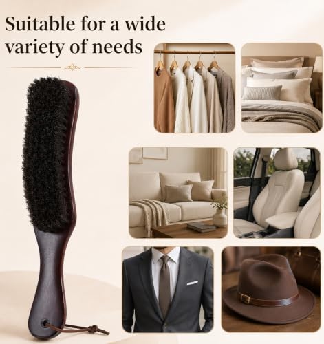 Lint Brush for Clothes, Clothes Brush Single Piece Portable - Image 4