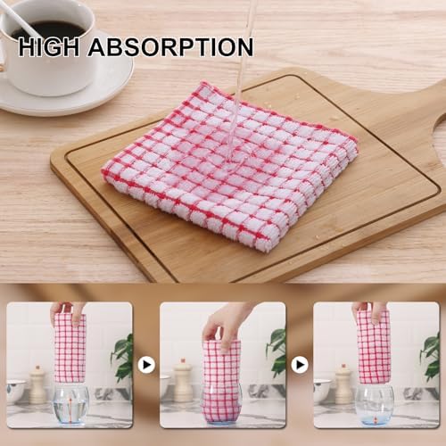 Kitinjoy Cotton 12 Pack Terry Kitchen Towels - Image 3