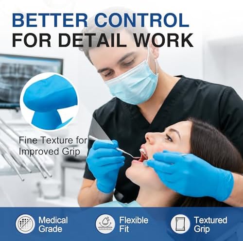 Schneider Nitrile Gloves, Gloves Disposable Latex Free, Powder Free - Image 5