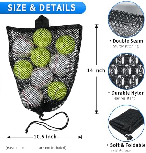 10 Pcs Mesh Drawstring Bag 10.5" x 14" - Image 3