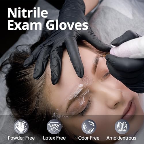 SwiftGrip Disposable Nitrile Exam Gloves, Cooking & Esthetician - Image 3